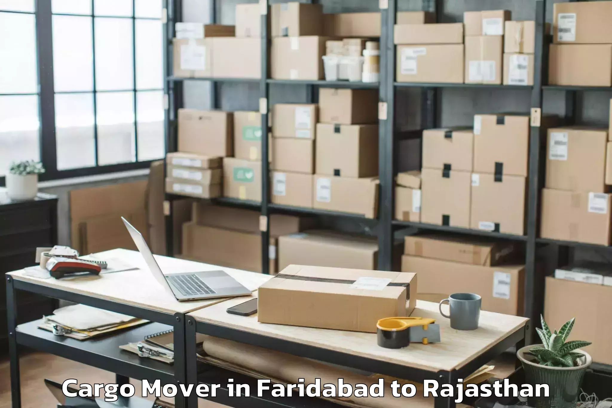 Efficient Faridabad to Gogunda Cargo Mover